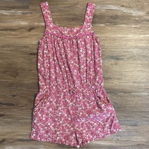 Carters Pink Floral Romper